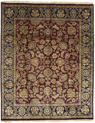 Thick Pile Handmade Floral Style 8X10 Agra Jaipur Oriental Rug Home Decor Carpet $955.00