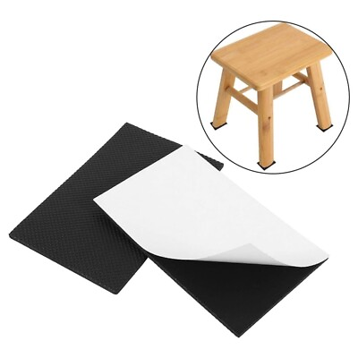 #ad 2 Tablets Anti Slip Furniture Pads Self Adhesive Non Slip Thickened Rubber Fees $5.69
