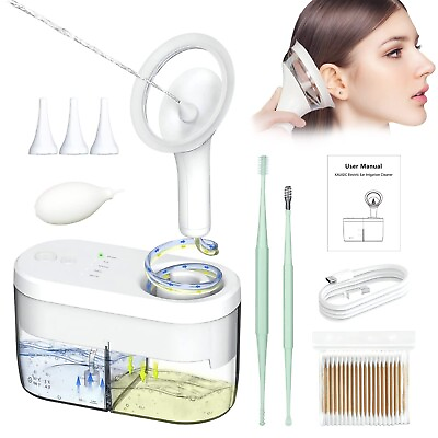 Electric Ear Wax Removal ToolProfessional Ear Irrigation Flushing SystemEar... $92.19