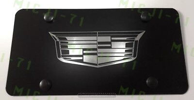 Cadillac Front Auto Heavy Duty Vanity Stainless Metal License Plate Frame #ad $18.75