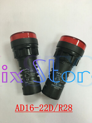 #ad 10x AD16 indicator light red long handle indicator light AD16 22D R28 $69.50