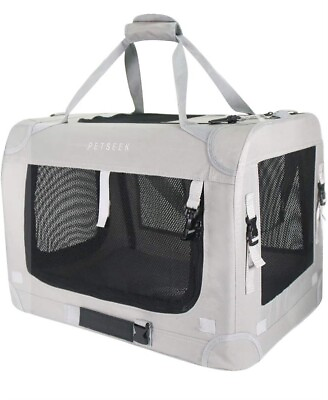 #ad Petseek Extra Large Cat Carrier Soft Sided Folding Small Medium Dog Pet Carrier $54.99