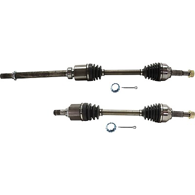 #ad CV Axle For 2007 2012 Nissan Altima Front Left and Right Pair Auto CVT Trans $120.22