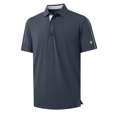 #ad Golf Shirts for Men Dry Fit Performance Moisture Wicking Casual Collared Mens... $37.18