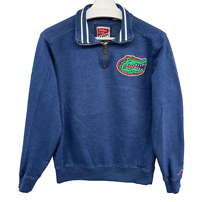 League Outfitters Pullover 1 4 Zip Sweater University of Florida Gators Sz Small $25.56