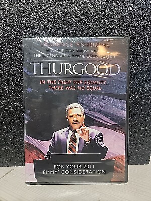 #ad Thurgood DVD 2012 A One Man Play w Laurence Fishburne. Factory Sealed. $8.88