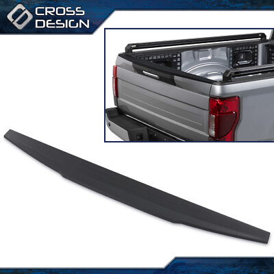 #ad Fit For Ford 2017 2022 Super Duty Rear Tailgate Top Trim Molding Cap Cover Black $38.89