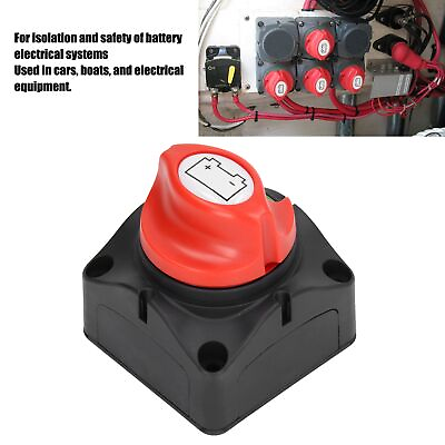 #ad 12‑36V 275A Battery Disconnect Switch On Off 2 Positions Power Cut Off Isola UTE $16.20