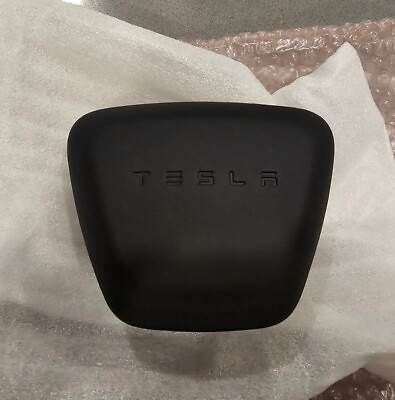 #ad 2021 2022 2023 Tesla Model S X Round Steering Wheel Safety Assembly $135.00