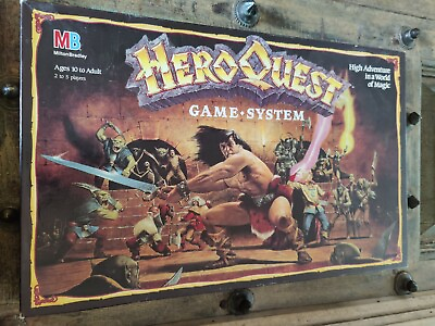 #ad Hero Quest Game System 1990 Vintage Open but Mint Condition $275.00