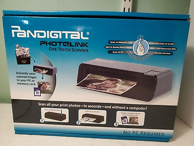 #ad Pandigital Photolink One Touch Handheld Scanner 5 in 1 Card Reader PANSCN02 $36.99