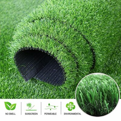 Green Artificial Fake Synthetic Grass Rug Garden Landscape Lawn Carpet Mat Turf $63.99