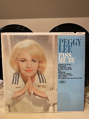 #ad 1965 LP Peggy Lee quot;Pass Me Byquot; Capitol T 2320 Mono Vinyl LP $2.99
