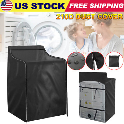 Washing Machine Top Dust Cover Laundry Washer Dryer Protect Dustproof Waterproof $13.98