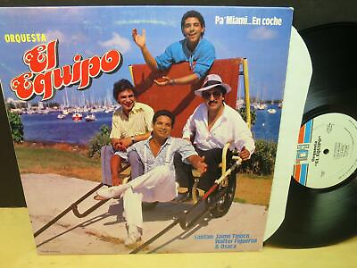 #ad Orquesta El Equipo: Pa#x27;Miami..En Coche M RARE 1987 TH Rodven US LP Salsa $99.95