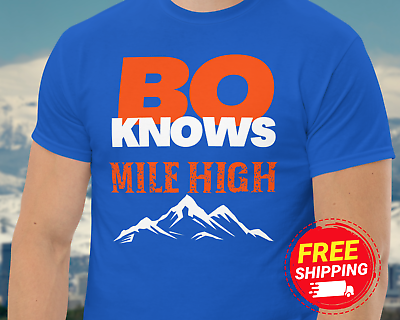 #ad NEW Bo Nix Shirt BO Knows Mile High Shirt Broncos Football Denver Shirt Unisex $19.99
