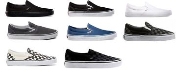 Vans New SlipOn Classic Sneakers Unisex Canvas Shoes All Colors Men#x27;s Women#x27;s $54.99