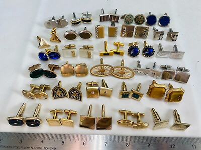 #ad Collection Lot Nice Variety Vintage Men#x27;s Cufflink Sets.. Many Decoration O10 $179.99