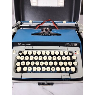 NICE Vintage Smith Corona Galaxie Twelve Typewriter $150.00