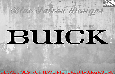 #ad Buick Decal Sticker Vinyl $4.99