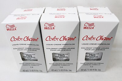 6 NEW Wella Color Charm Permanent Hair Toner Dye 1.4 OZ 7NG Blonde Beige Moyen #ad $28.99
