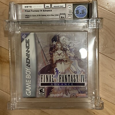 Final Fantasy IV Game Boy Advance GBA WATA 8.5 A Seal Factory SEALED Brand New $214.00