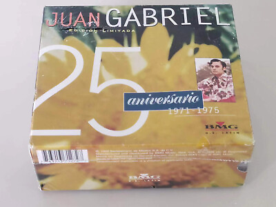 #ad 25 Aniversario 1971 1975 Vol. 1 Box by Juan Gabriel CD Apr 1996 5 Discs $89.99