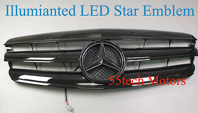 #ad ✅ Mercedes W221 S350 S550 Grille Grill 2007 2008 2009 LED Emblem Star light ✅ ✅ $269.99