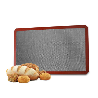 #ad New Oven Liners Silicone Baking Mat Non Stick sheet Cooking Baking Reusable Pad $5.38