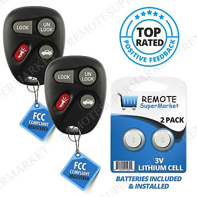 #ad 2 Replacement for Oldsmobile 88 98 Alero Aurora Remote Car Keyless Entry Key Fob $13.45