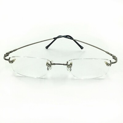 #ad Rimless Titanium Alloy RX Prescription Eye Glasses Frame Unisex Flexible 49mm $19.99