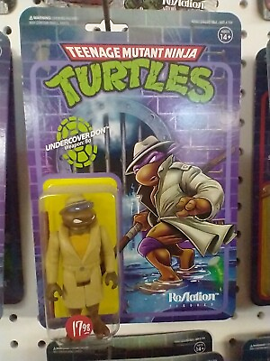 #ad Donatello Undercover Don Teenage Mutant Ninja Turtles Super7 ReAction Figure New $12.42