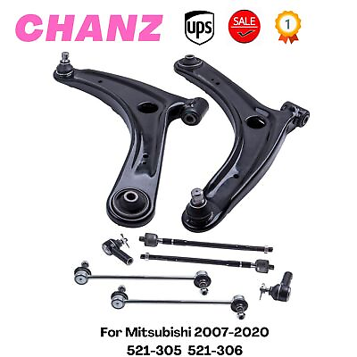 #ad Suspension Kit Front Lower Control Arms for Mitsubishi Lancer 2008 2017 K620548 $83.98