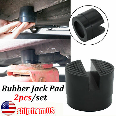 #ad 2x Jack Pad Adapter Rubber Pinch Weld Side Frame Rail Protector Car Lift Tool $9.95