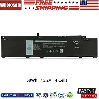 #ad ✅MV07R MVO7R 68Wh Battery for Dell G3 15 3500 3590 G5 5500 5505 SE JJRRD W5W19 $37.79