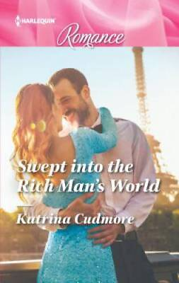 #ad Swept into the Rich Mans World Harlequin Romance Large Print GOOD $5.35