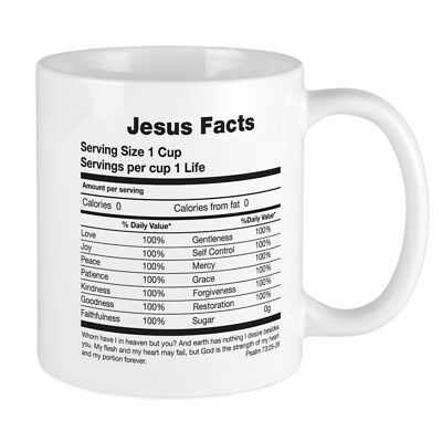 #ad CafePress Jesus Facts Mugs 11 oz Ceramic Mug 988703773 $17.99