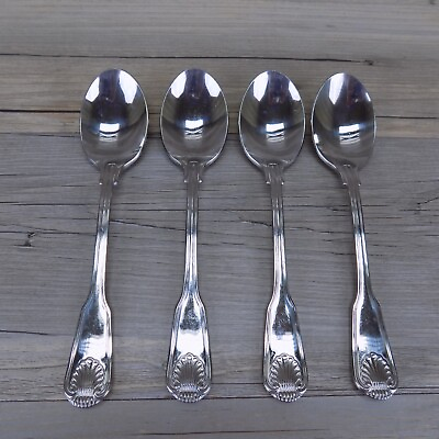 #ad Towle Supreme English Shell Tablespoon Set of 4 Stainless Japan $24.99
