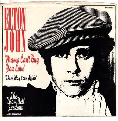 #ad #ad Elton John – Three Way Love Affair Mama Can#x27;t Buy You Love 7quot; 45 w PS $14.00