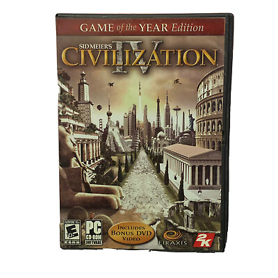 Sid Meier#x27;s Civilization IV Game of the year edition PC 2006 CIB #ad $11.99