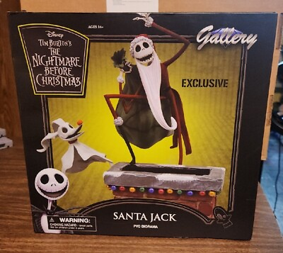 #ad Jack Skellington Nightmare Before Christmas Gallery Exclusive Santa Jack $135.00