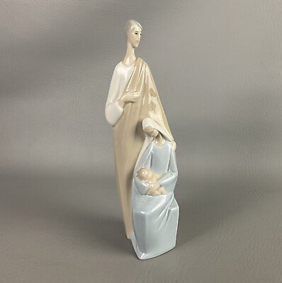 #ad Lladro #4585 Nativity Holy Family Baby Jesus Mary amp; Joseph Vintage Figurine $88.00