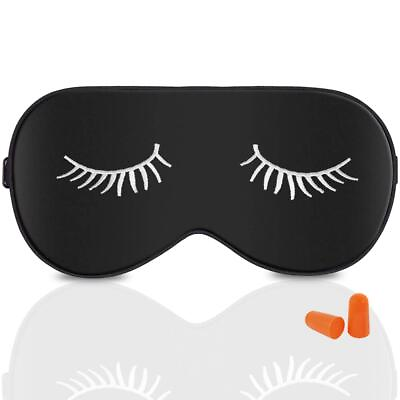 #ad Eye Mask for Sleeping Sleep Mask Blindfold Silk Sleeping Masks for Women ... $6.75