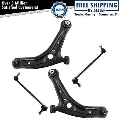 #ad 4 Piece Suspension Kit Front Control Arms w Ball Joints Sway Bar End Links New $109.95