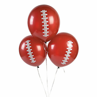 #ad Football 11quot; Latex Balloons Party Decor 12 Pieces $10.48