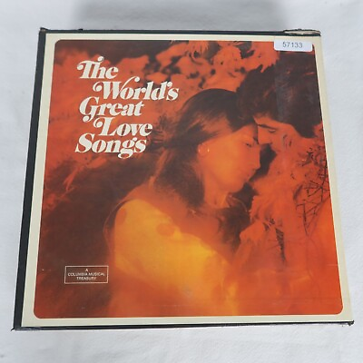 #ad Various Artists The World#x27;S Great Love Songs Box Set COLUMBIA MUSICAL TREASURIE $7.82