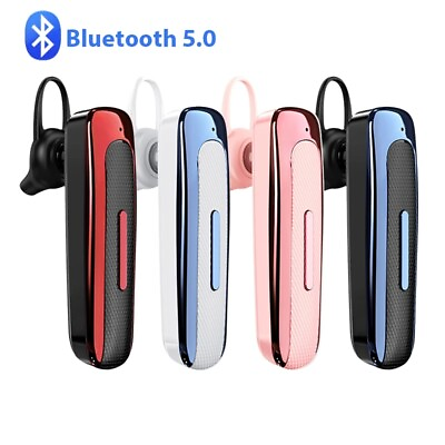 #ad Bluetooth 5.0 Earpiece Driving Trucker Wireless Headset Earbuds Noise Cancelling $7.77