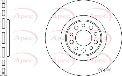 2x Brake Discs Pair Vented fits ALFA ROMEO 159 939 2.0D Front 09 to 11 330mm Set GBP 120.43