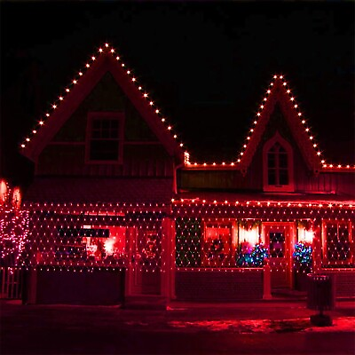 #ad LED Lights String Holiday Decoration Outdoor Yard String Light Party Graden LEDs $13.65