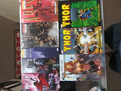 #ad #ad Lot of 7 Graphic Novels Thor Eternals Ages Of Thunder Marvel $150 Retail Value $55.00